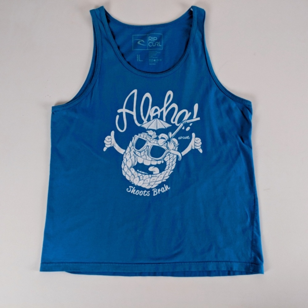 Rip Curl Aloha Pineapple Shoots Brah tank top EUC